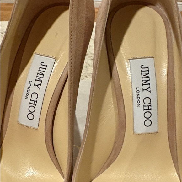 Jimmy Choo Nude Heels - Picture 4 of 7